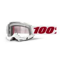 100% Accuri 2 Denver Clear Lens Motocross Goggles