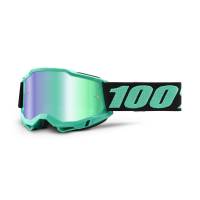 100% Accuri 2 Tokyo Green Mirror Lens Motocross Goggles