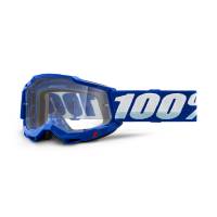 100% Accuri 2 Blue Clear Lens OTG Goggles