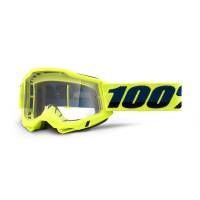 100% Accuri 2 Fluo Yellow Clear Lens OTG Goggles