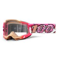 100% Kids Accuri 2 Donut Clear Lens Motocross Goggles
