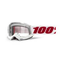 100% Kids Accuri 2 Denver Clear Lens Motocross Goggles