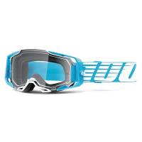 100% Armega Oversized Sky Clear Lens Motocross Goggles