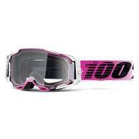 100% Armega Harmony Clear Lens Motocross Goggles