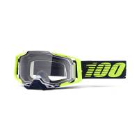 100% Armega Deker Clear Lens Motocross Goggles