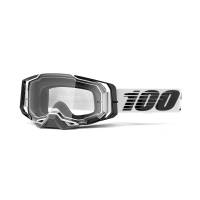 100% Armega Atmos Clear Lens Motocross Goggles