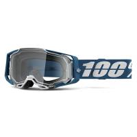 100% Armega Albar Clear Lens Motocross Goggles