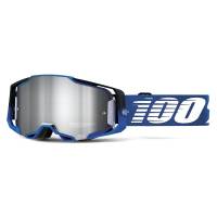 100% Armega Rockchuck Flash Silver Lens Motocross Goggles