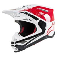Alpinestars Supertech SM8 Triple Red White Motocross Helmet