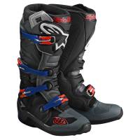 Troy Lee Designs Alpinestars Tech 7 Limited Edition Black Grey Motocross Boots