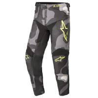 Alpinestars Kids Racer Tactical Grey Camo Yellow Motocross Pants