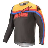 Alpinestars Kids Racer Venom Black Red Orange Motocross Jersey