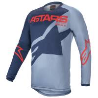 Alpinestars Kids Racer Braap Blue Blue Red Motocross Jersey