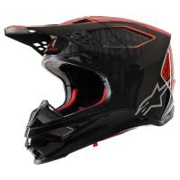 Alpinestars Supertech SM10 Alloy Black Orange Red Motocross Helmet
