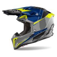 Airoh Aviator 3 Push Blue Gloss Helmet