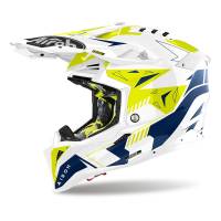 Aviator 3 Spin Yellow Blue Gloss Helmet