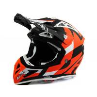 Airoh Aviator Ace Trick Orange Motocross Helmet