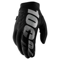 100% Kids Brisker Black Grey Cold Weather Motocross Gloves