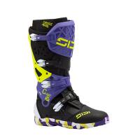 Crossair X Black Violet Motorcycle Boots