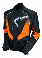 UFO Sierra Black Orange Enduro Jacket