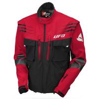 UFO Taiga Red Black Enduro Jacket