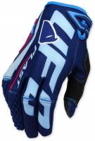 UFO Blaze Blue Motocross Gloves