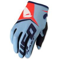 UFO Vanguard Blue Motocross Gloves