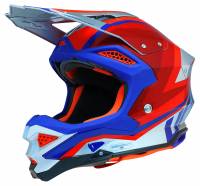 Diamond Helmet in Silver Red