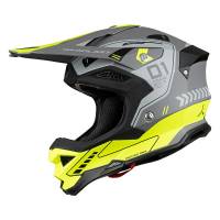 Diamond Grey Yellow Matt Helmet