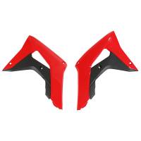 UFO Honda CRF 250R (18-21) 450R (17-20) Red/Black OEM Radiator Covers