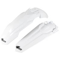 UFO Honda CRF 250R (18-21) CRF 250RX (19-21) CRF 450R/RX (17-20) White Fenders Kit