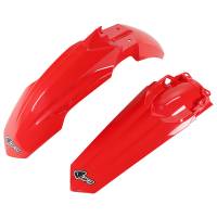 UFO Honda CRF 250R (18-21) CRF 250RX (19-21) CRF 450R/RX (17-20) Red OEM Factory Fenders Kit