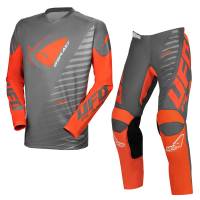 UFO Kimura Grey Orange Motocross Kit Combo
