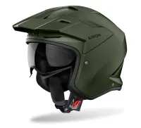 Airoh Kombakt Trials Helmet - Military Matt Green