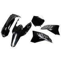 UFO Plastic Kit KTM SX SXF (09-10) Black