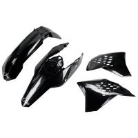 UFO KTM EXC 125 200 250 300 EXC-F 250 350 450 (09-11) 500 (2011) Black Replica Plastic Kit