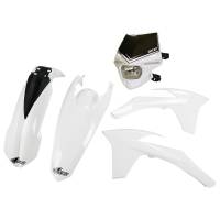 UFO Plastic Kit KTM EXC EXC-F White