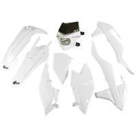 UFO Plastic Kit KTM EXC EXC-F White
