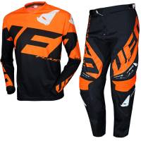 UFO Kids Mizar Orange Black Motocross Kit Combo