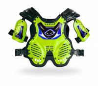 UFO Kids (8-12 Years) Shockwave Fluo Yellow Motocross Chest Protector