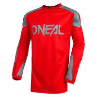 ONeal Matrix Ridewear Red Grey Motocross Jersey