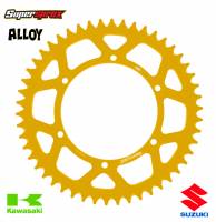 Supersprox Rear Sprocket Kawasaki KX KXF KDX KLX Suzuki RMZ - Gold