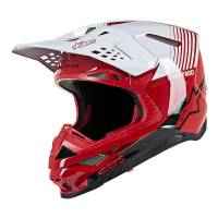 Alpinestars Supertech SM10 Dyno Red White Motocross Helmet