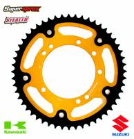 Supersprox Stealth Rear Sprocket Kawasaki KX Suzuki RM - Gold