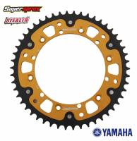 Supersprox Stealth Rear Sprocket Yamaha YZ YZF WRF - Gold (RST-853)