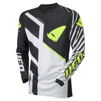 UFO Vanadium Black White Motocross Jersey