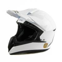 Airoh Switch Plain White Motocross Helmet