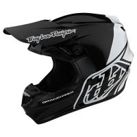 Troy Lee Designs GP Block Black White Motocross Helmet