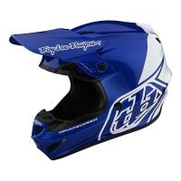 Troy Lee Designs GP Block Blue White Motocross Helmet