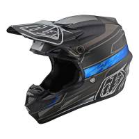Troy Lee Designs SE4 Carbon Speed Black Grey Motocross Helmet